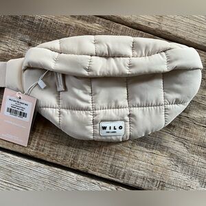 Wilo the Label Quilted Waist Bag (Clay)